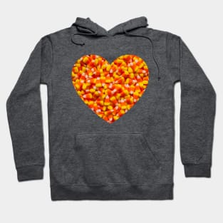 Candy Corn Heart Hoodie